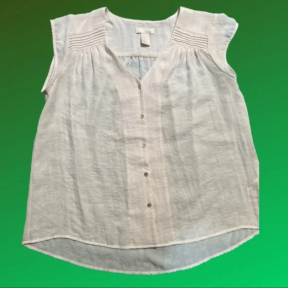 H&M Conscious Collection Button Down Top - Picture 11 of 11